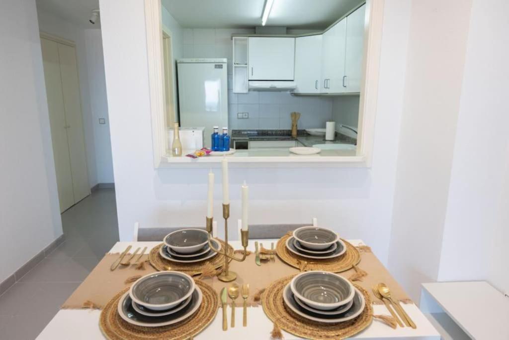 Espacio2,1A Linea,Jacuzzi,Piscina Cullera Kültér fotó