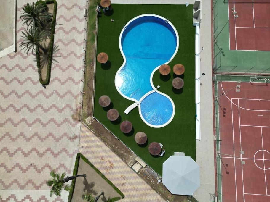 Espacio2,1A Linea,Jacuzzi,Piscina Cullera Kültér fotó