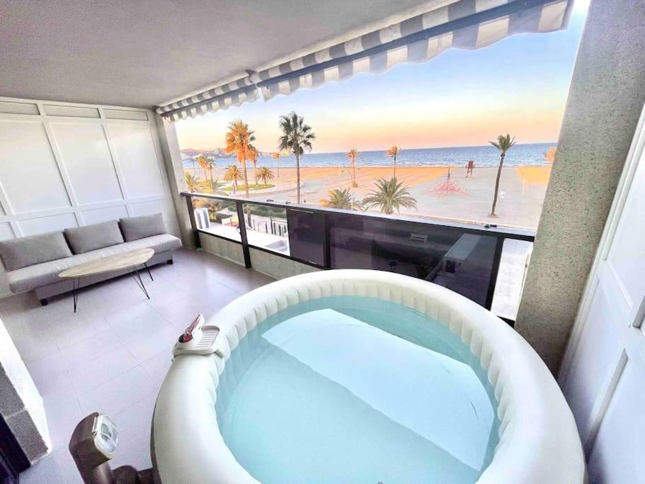 Espacio2,1A Linea,Jacuzzi,Piscina Cullera Kültér fotó
