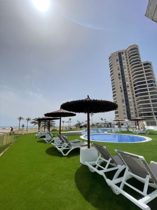 Espacio2,1A Linea,Jacuzzi,Piscina Cullera Kültér fotó
